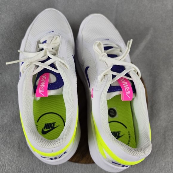 Nike womens air max bolt, amd white indigo burst pink blast siz 10 sneakers shoe - Picture 6 of 9